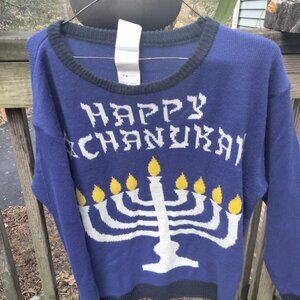 XL Happy Chanukah Sweater by Forum Novelties